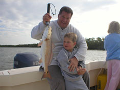 Red fish caught on a recent (November 2006) Fins N Grins Marco Island Charter Fishing Trip