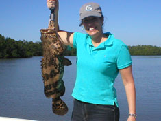 Goliath Grouper caught on a recent (December 2006) Fins N Grins Marco Island Charter Fishing Trip