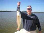 Redfish caught in Marco Island aboard Fins n Grins charter fishing boat