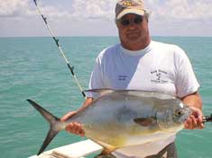18 lb Permit caught while fishing a near shore wreck in the Gulf of Mexico - Marco Island Fishing Charters